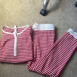Auden Red & White Striped pajama Set
